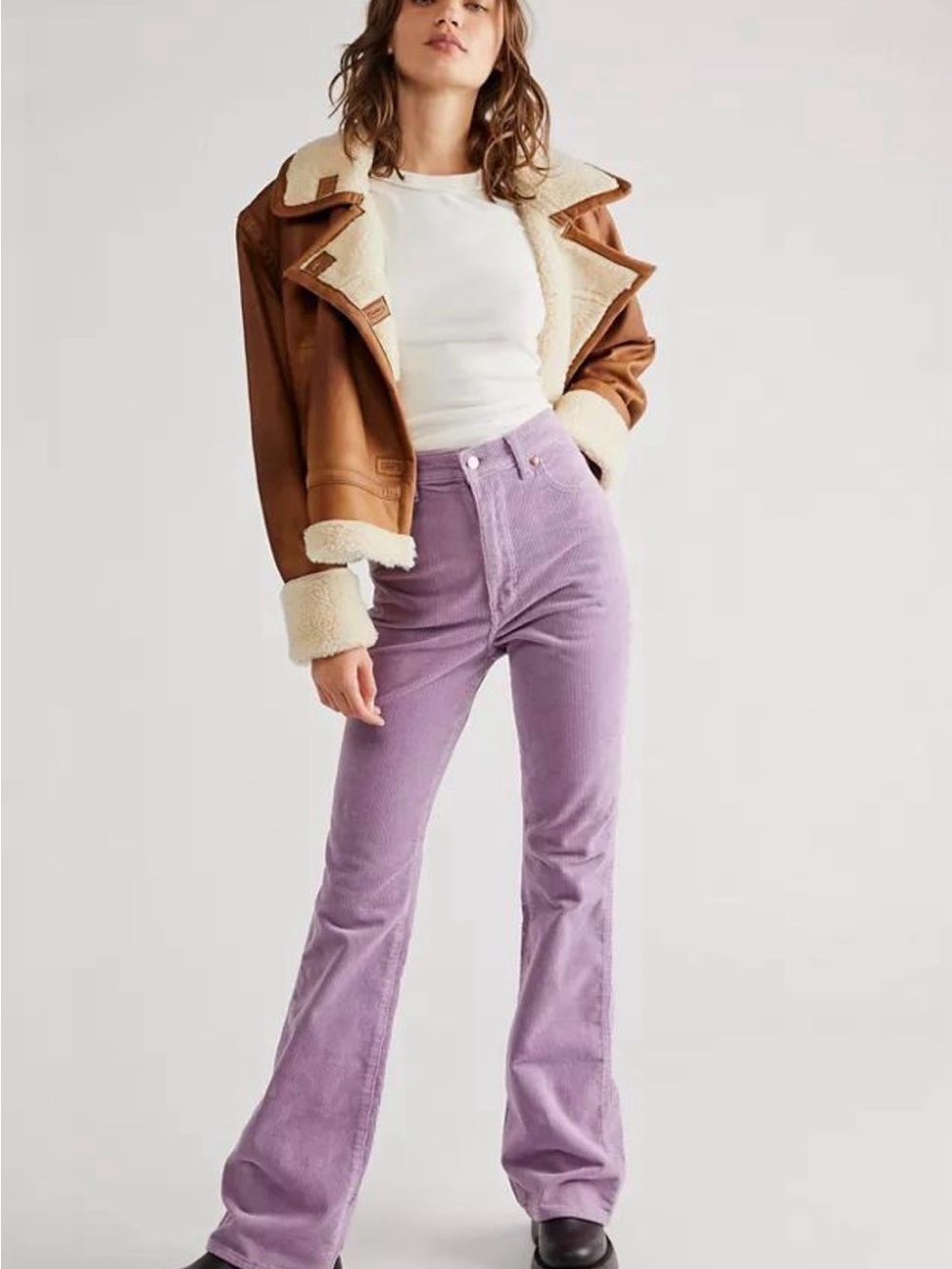 💜 Wrangler Westward 626 High Rise Bootcut Corduroy Pants